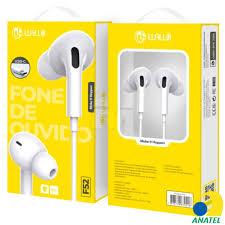 Fone de ouvido  f-52 entrada tipo c intra auricular