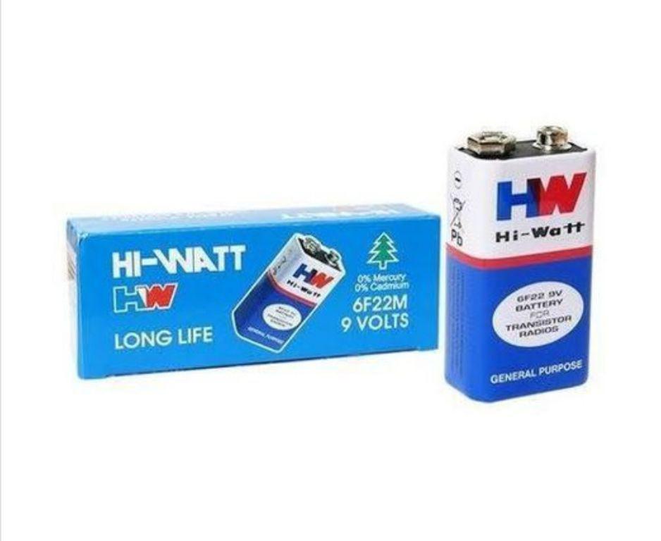 Bateria Pilha 9v Caixa C/10 Unidades Hw 6f22m