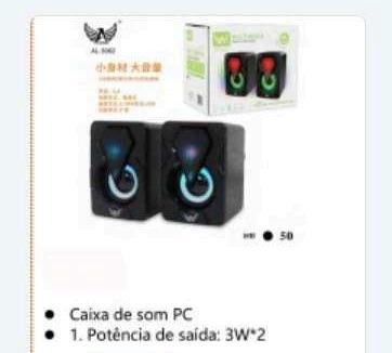 CAIXINHA DE SOM PARA PC