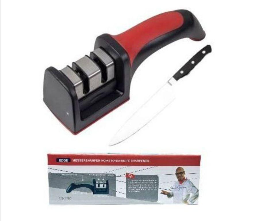 Amolador Facas Tesouras 3 In 1 Profissional 2 opções amolar afiar