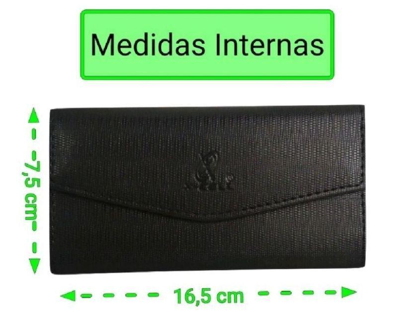 Capa Para Celular Universal Até 6.7" De Couro Horizontal Cinto