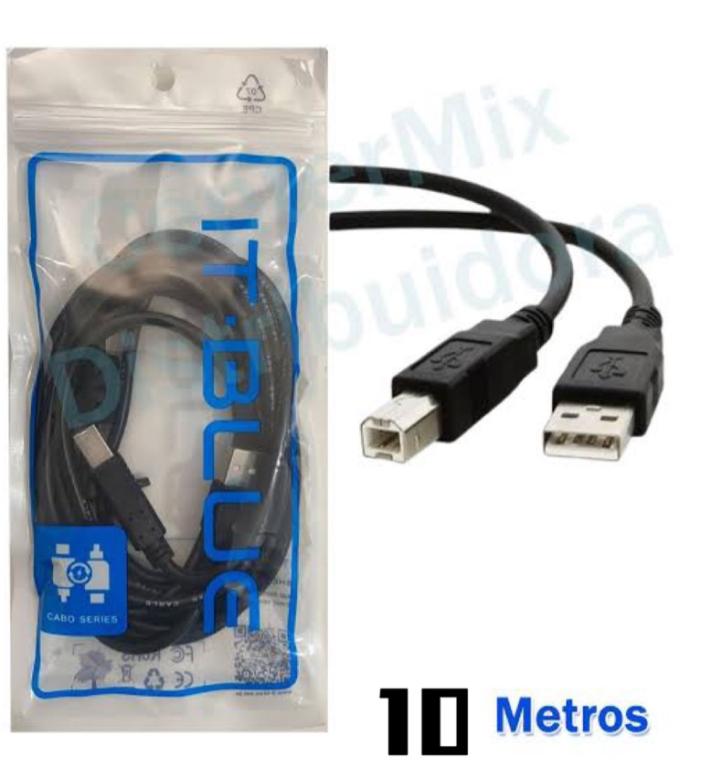 Cabo para Impressora 10m LE-902 -10 It-Blue