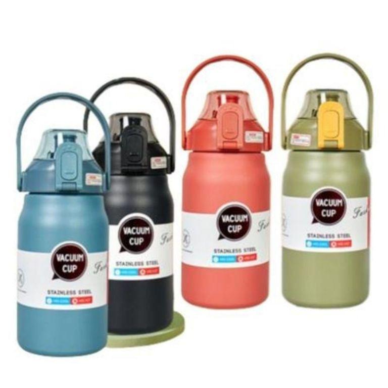 Garrafa Térmica 1,2L Vacum Cup Frio/Quente Aço Inox Isolamento Duplo