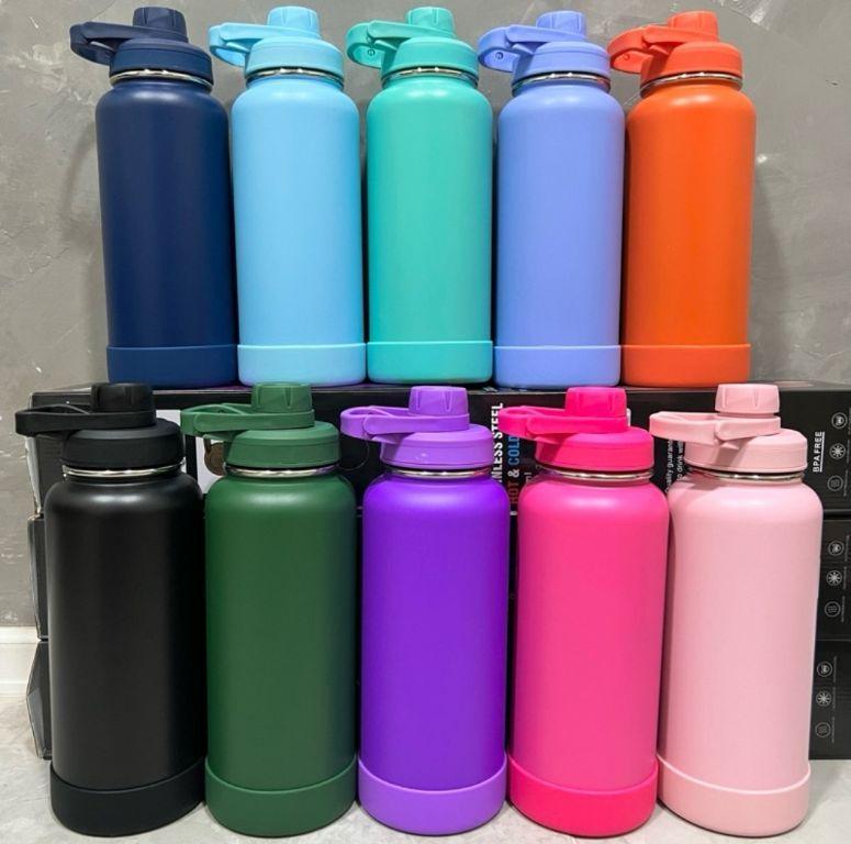 Garrafa térmica 600ml Com Case com Capa Antiderrapante