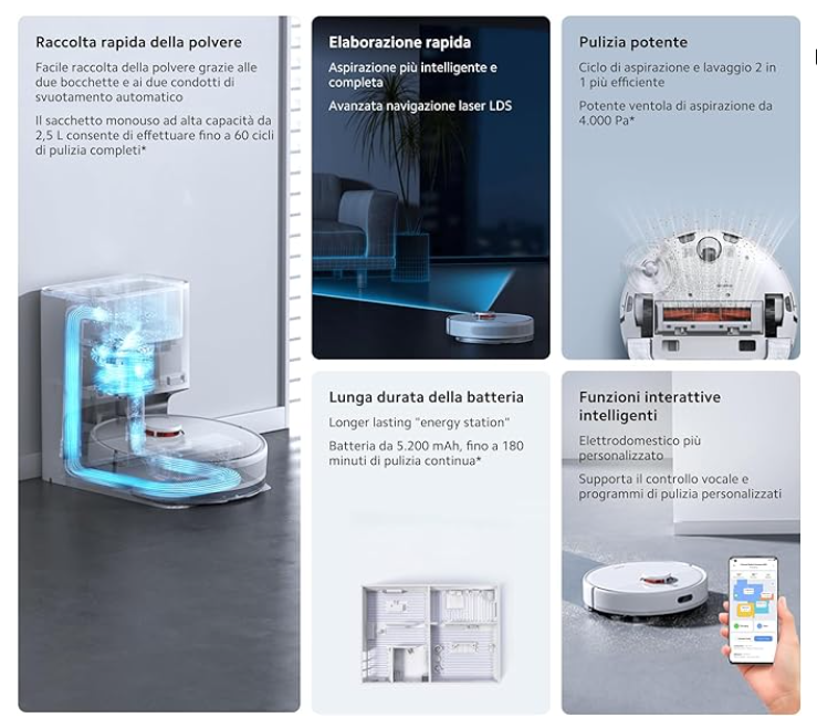 Robô x10 Xiaomi Aspirador