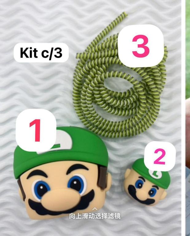 Protetor cabo kit com 3