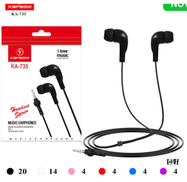 Fone De Celular Barato Saquinho Sem Microfone LELONG/kapbom