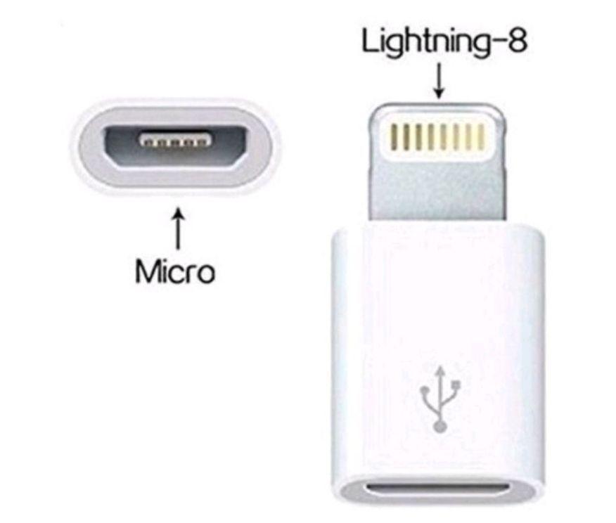 Adaptador V8 Para iPhone lighting
