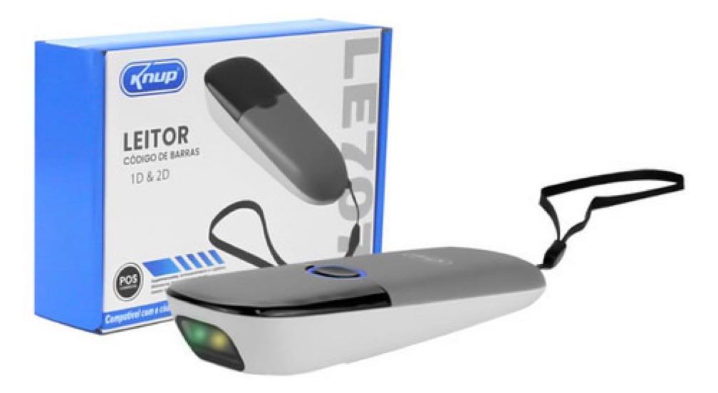KP-LE707 Mini Scanner Leitor Código Barras Scanner Comercial Portátil
