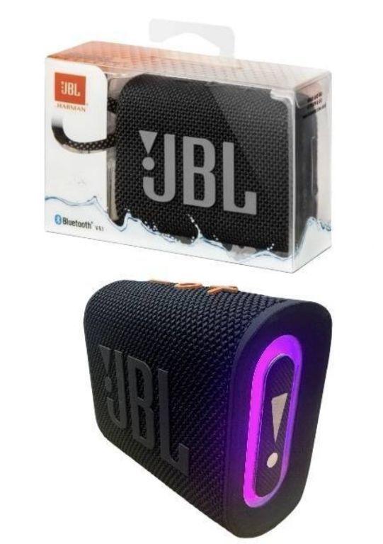 Caixa de Som JBL Go 3 Bluetooth V5.1 Portátil Com LED 8W