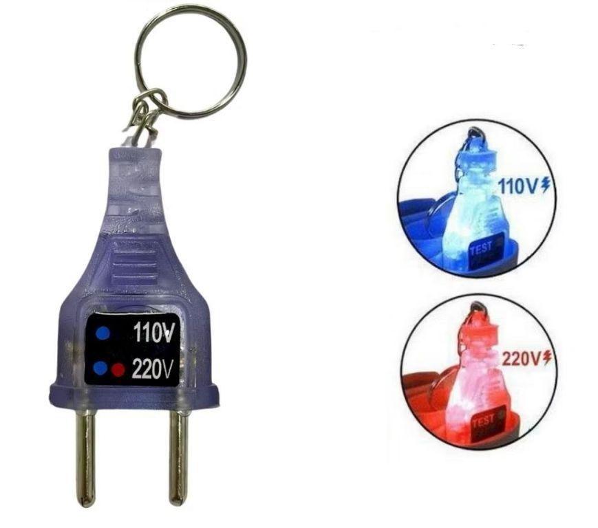 Chaveiro Teste Identificador Tensão Voltagem 110/220v