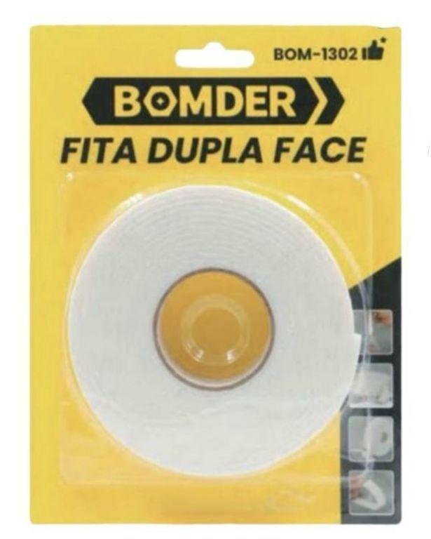FITA DUPLA FACE ULTRA FORTE TAMANHO 1.7 X 280CM BOMDER
