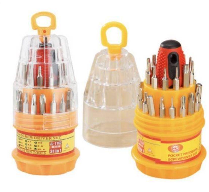 Kit Ferramentas Com 31 Chaves Precisão Para Uso Geral