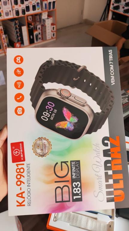 SmartWatch Relógio inteligente Com 7 Pulseiras Segunda a Sábado KA-9981