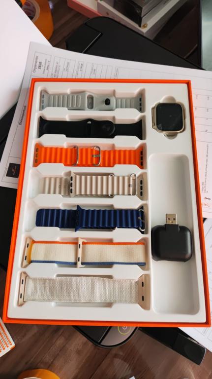 SmartWatch Relógio inteligente Com 7 Pulseiras Segunda a Sábado KA-9981