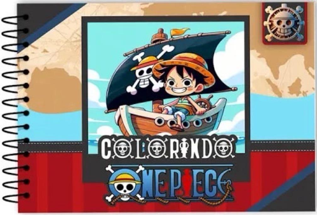 Livro De Colorir Capa Dura Infantil 50 Páginas 180g A5 Folha