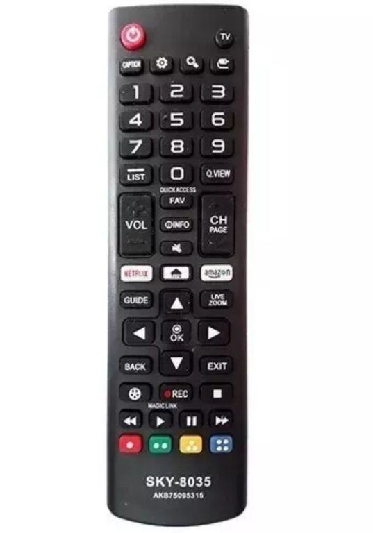 Controle Remoto Tv lg Led Smart netflix Tv Sky-8035 / 7045