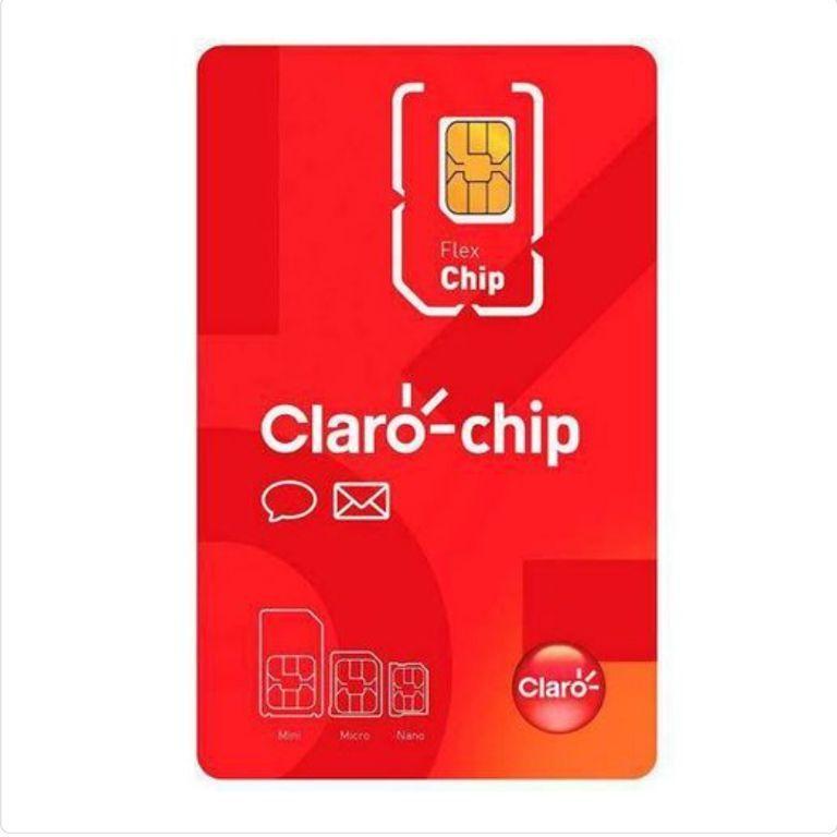 CHIP DE CELULAR DA CLARO 4G PRÉ-PAGO PARA QUALQUER DDD