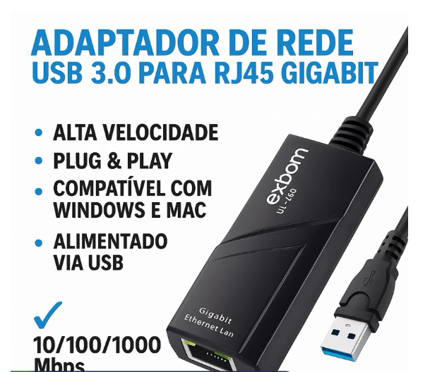 Adaptador USB 3.0 para RJ45