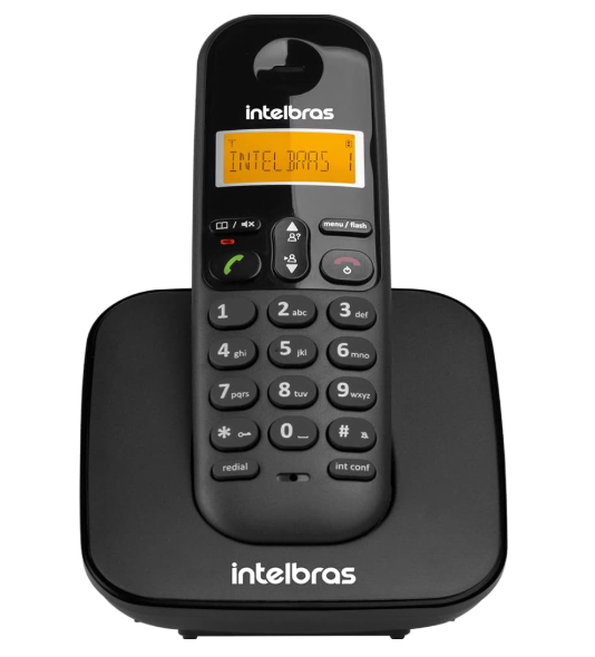 Telefone Residencial Sem Fio TS 3110 Preto Intelbras