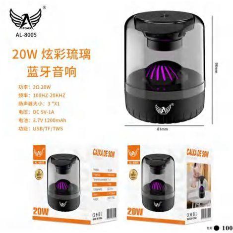 Caixa De Som 20W PORTÁTIL COM LUZ ALTOMEX  AL-8005