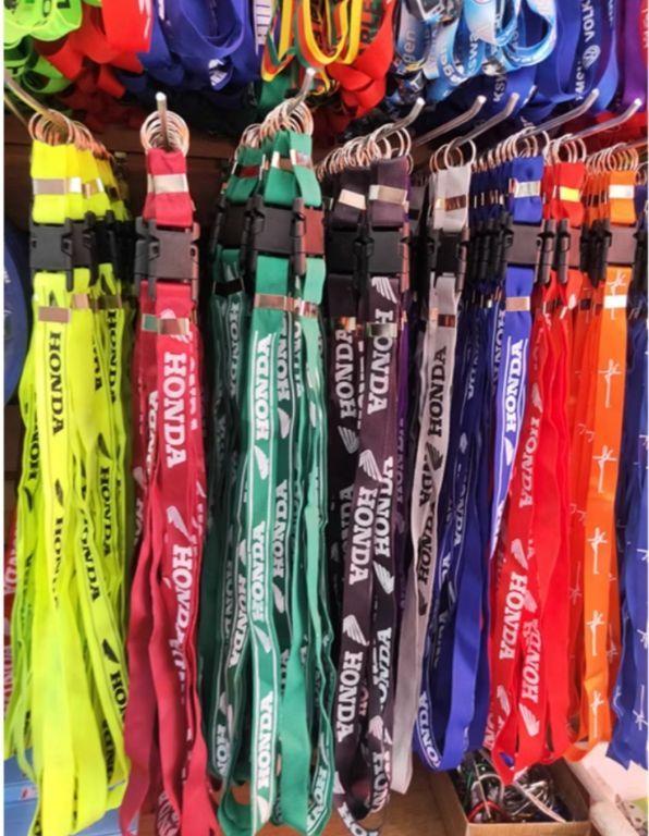 Uma Dúzia (12) Cordões Para Chave Moto (Sortido)