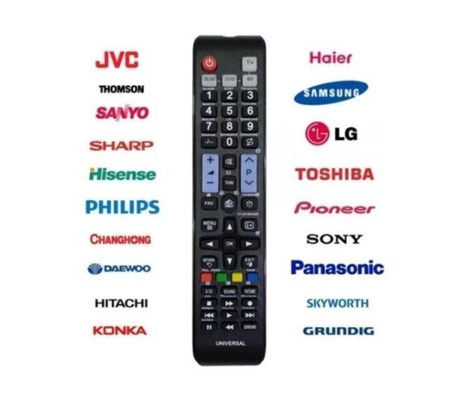 Controle Remoto Universal Lelong LE-7459/SKY-9002 compatível com grande parte dos controles LCD/LED