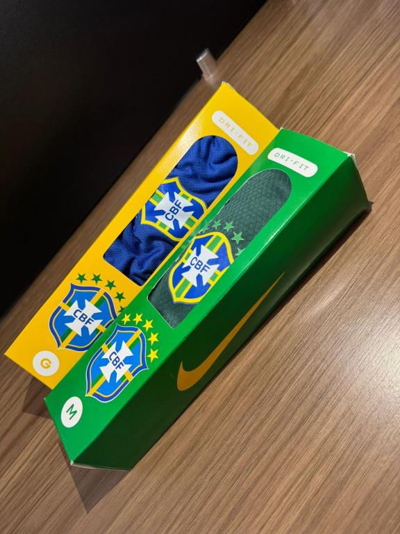 kit 5 peças Camisa do Brasil da Copa do Mundo