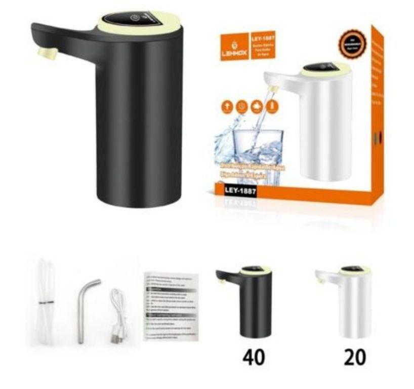 Dispenser Bomba Elétrica Galão Água Recarregável - LEHMOX Ley-1887