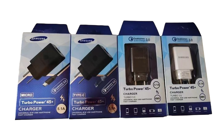 carregador samsung turbo 45