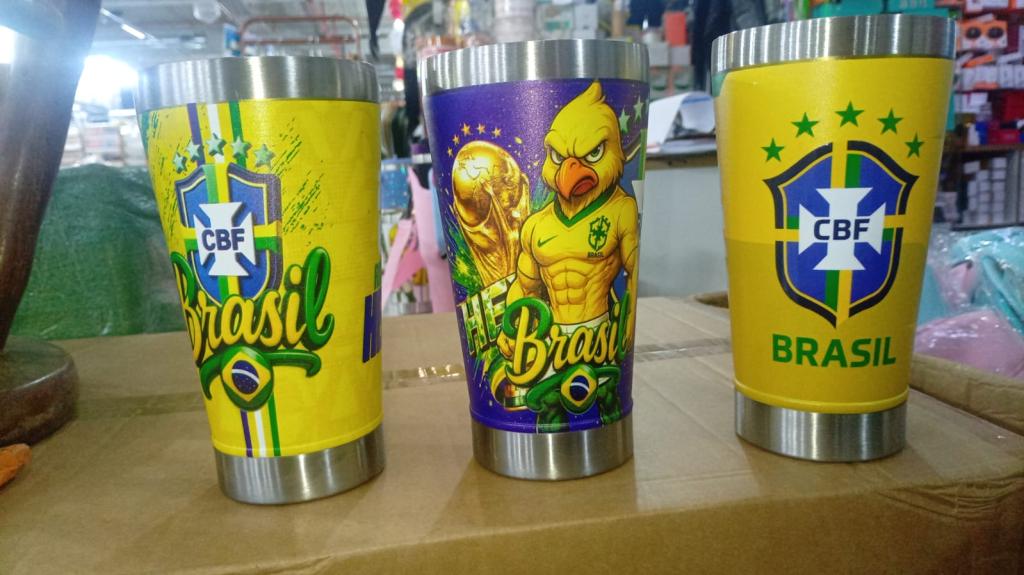 Copo Termico 473ml seleção brasil