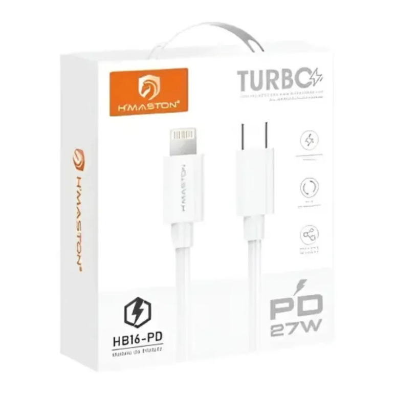 Cabo Turbo Tipo C Para iPhone 1M 27W HB16-PD Hmaston