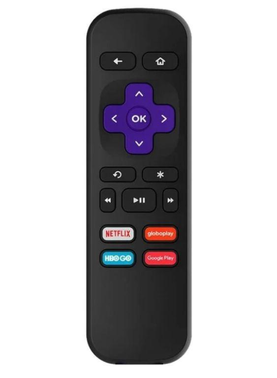 Controle Remoto Compatível com Roku Smart TV Modelos Express FBG-9142