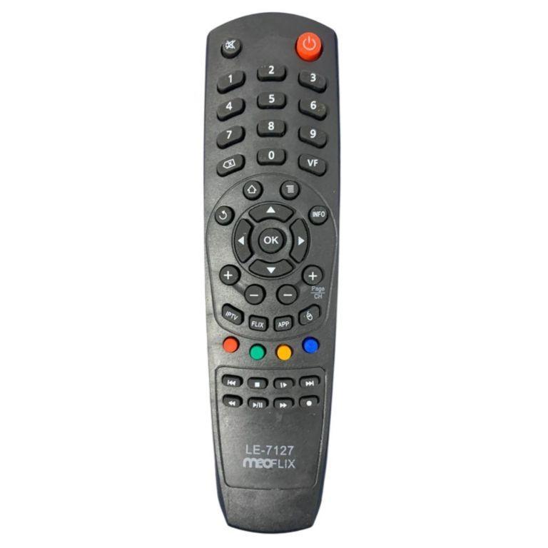 Controle Remoto Lelong LE-7127 compatível com Receptores Meoflix