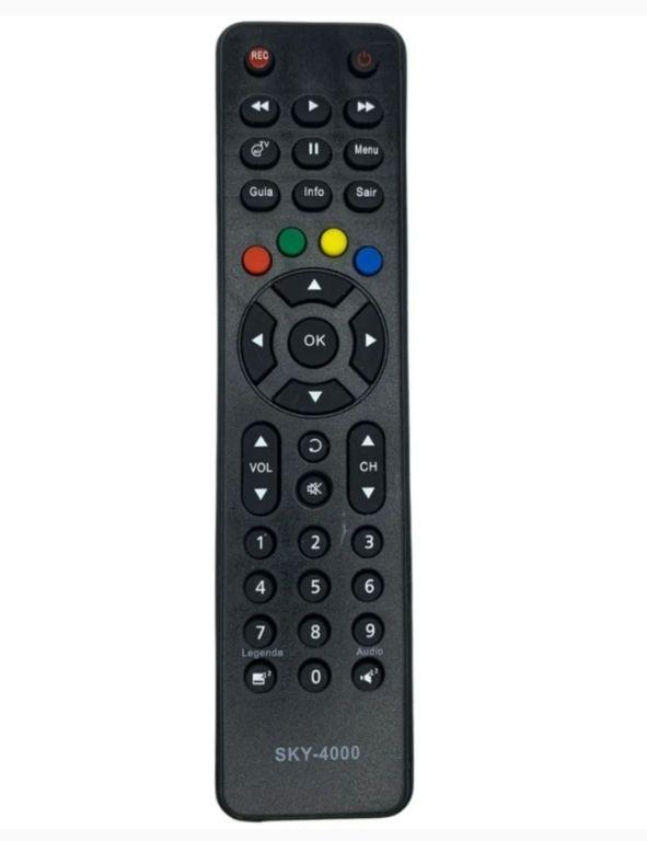 Controle Remoto Linksky SKY-4000/LE-7014 compatível com Receptores OI/Elsys
