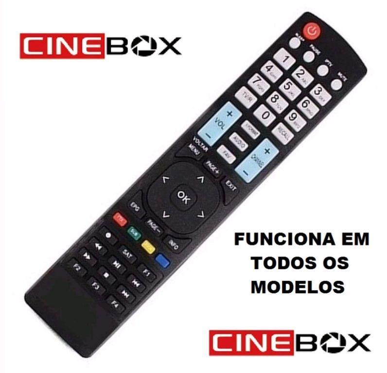Controle Remoto Linksky SKY-7059 compatível com Receptores Cinebox Optimo/Legend/Maestro
