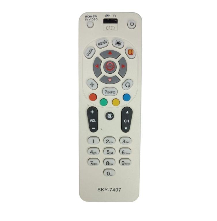 Controle Remoto Linksky SKY-7407/LE-7208 compatível com Receptores SKY