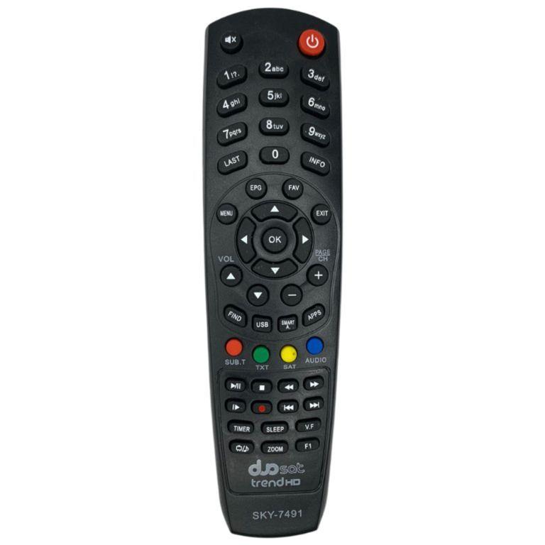 Controle Remoto Linksky SKY-7491/LE-7005/8137 compatível com Receptores Duosat Trend HD