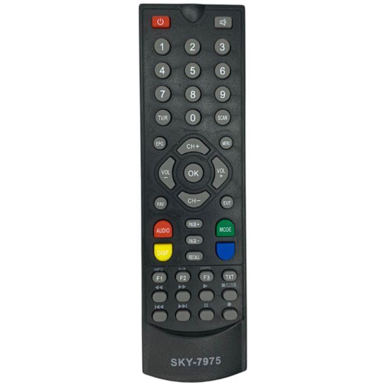 Controle Remoto Linksky SKY-7975 compatível com Conversores Globalsat GS111/120/300/330/400