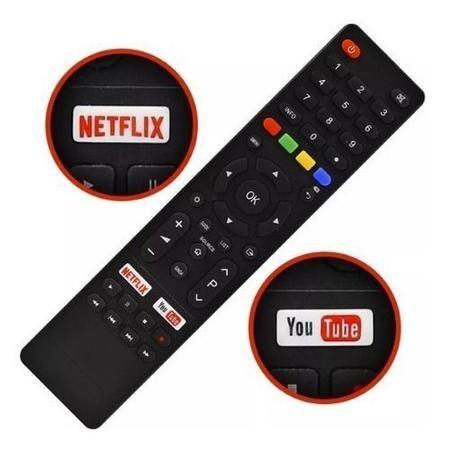 Controle Remoto Smart Linksky SKY-8089/9005/9006 compatível com TV's Philco com atalho Netflix/
