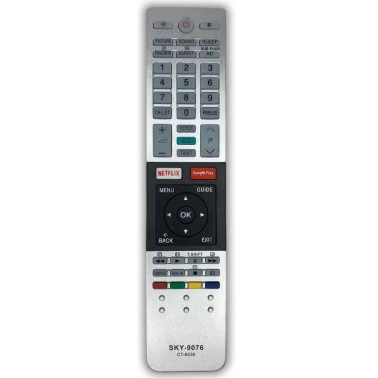 Controle Remoto Smart Linksky SKY-9076 compatível com TV's Toshiba com atalhos: Netflix/Youtube