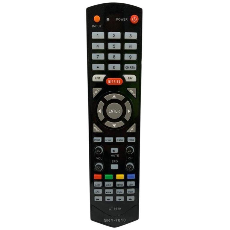 Controle STI/TOSHIBA SMART NETFLIX Sky-7010-7011
