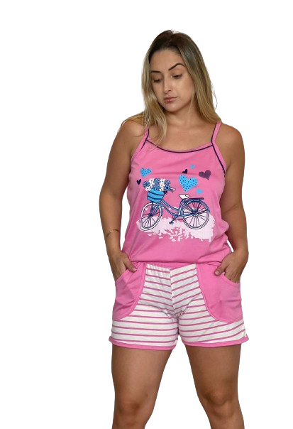 PIJAMA ALÇA DE BOLSO