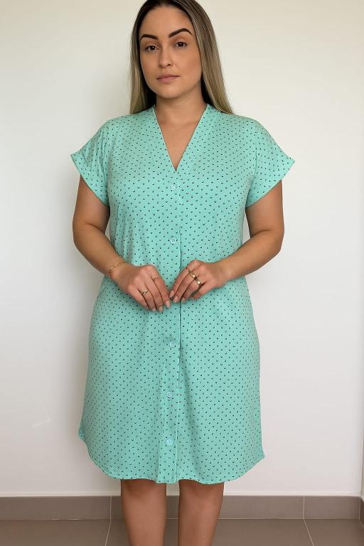 049 CAMISAO MANGA JAPONESA ABERTO - VERDE BEBE