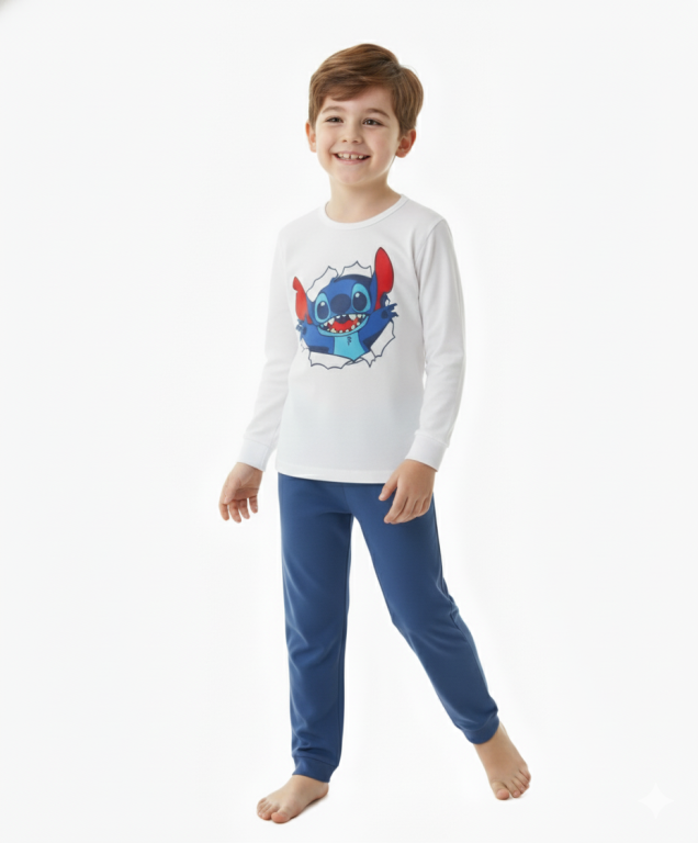 272 PIJAMA INFANTIL LONGO - STITCH