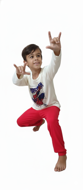 272 PIJAMA INFANTIL LONGO  - HOMEM ARANHA