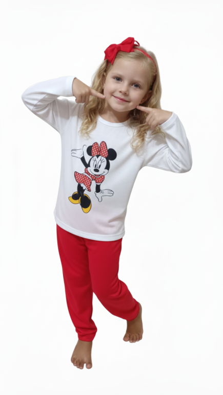 272 PIJAMA INFANTIL LONGO  - MINNIE