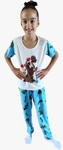 *PROMO* 142 PIJAMA INFANTIL MANGA CURTA E CALÇA - SCOOBY