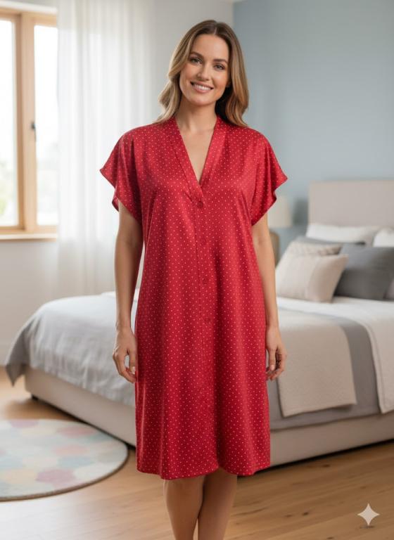 049 CAMISAO MANGA JAPONESA ABERTO - VERMELHO