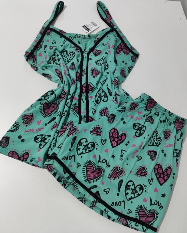 507 PIJAMA ALCINHA ABERTO ESTAMPADO